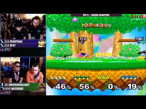Smash'N'Splash 4 LOSERS QUARTERS - CLG | PewPewU + CLG | SFAT vs OG  Swedish + Frys | Wizzrobe
