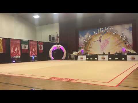 Sushchynaskya Aryna (Belarus) - 13.1 - Ribbon - Level 10 Senior - LA Lights 2018