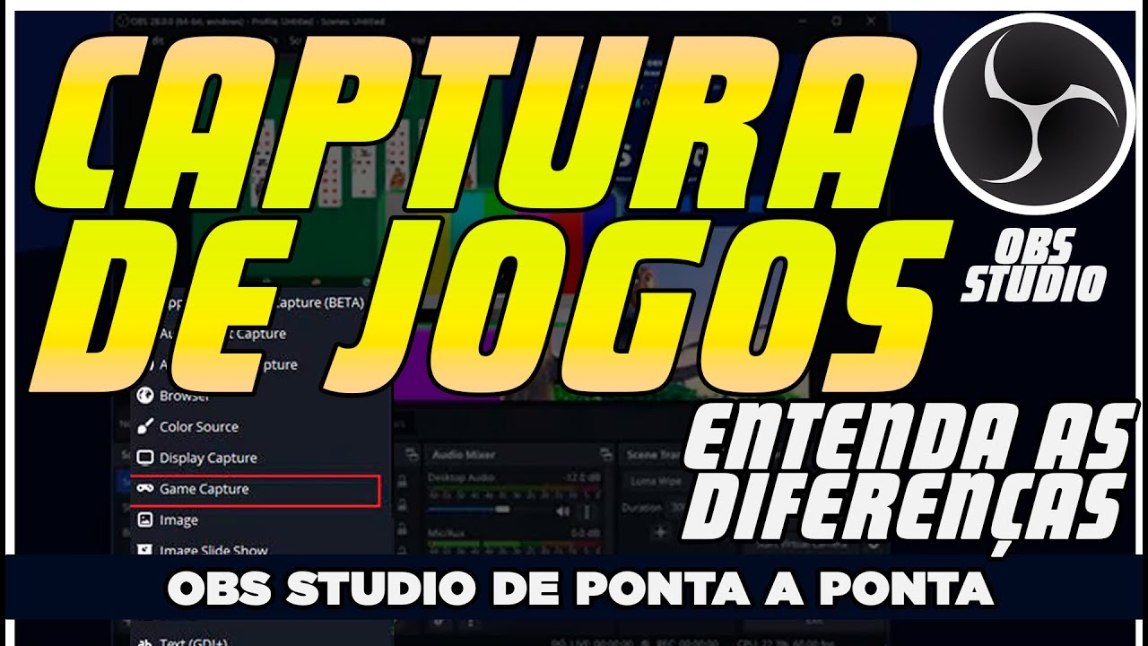 Captura de Jogo no OBS: configuração e diagnóstico de tela preta