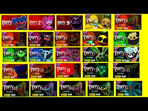 Poppy Playtime: 1,2,3,4,5,6,7,8,9,10,11,12,13,14,15,16,17,18,19,20,21,22,23,24,25 - Icons