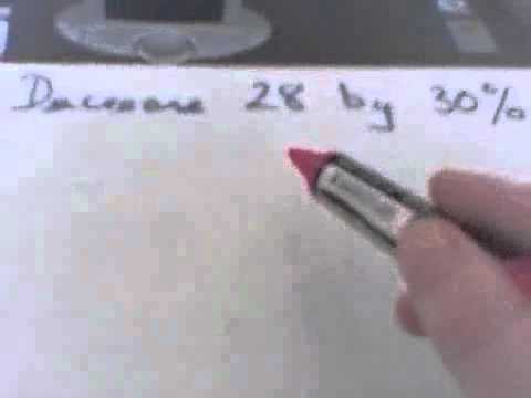 Number Percentages Increasing Decreasing by a percentage LW