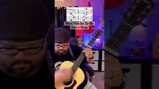 What You Do To Me by Dan + Shay Guitar Tutorial Lesson! #shorts #guitar #music #youtubeshorts