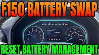 2017 Ford F150 BMS Reset for Battery Change Out- How To