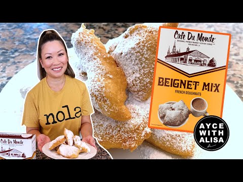 Testando o Beignet Mix do Café Du Monde!