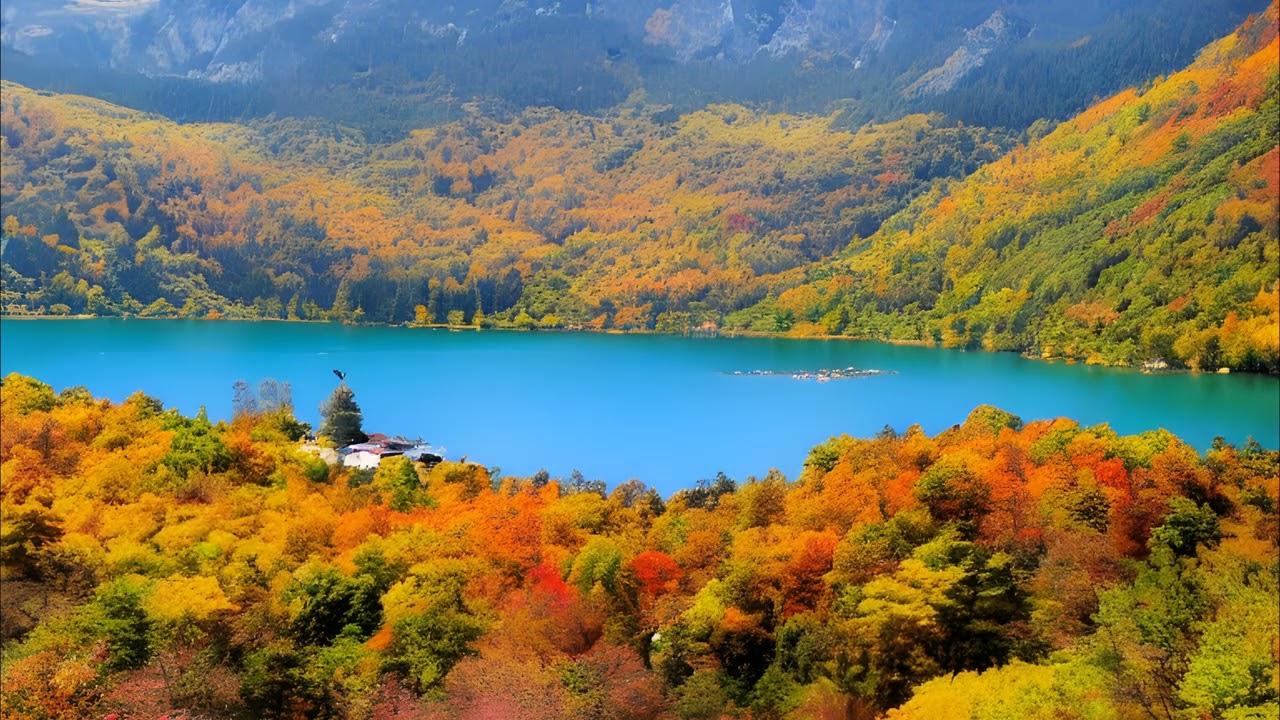 Autumn Landscape - AI Generated Video | Stable Diffusion