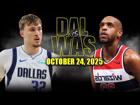 Dallas Mavericks vs Washington Wizards Full Game Highlights - October 24, 2025 | NBA Season