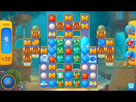 Fishdom 2021 - Level 5859   #playrix #fishdom #gaming