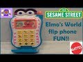 2002 Sesame Street Elmo S World Toy Cell Phone By Mattel