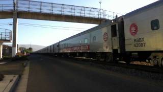 preview picture of video 'Afternoon In Guadalupe: BNSF, Circus Train and Other Oddities'