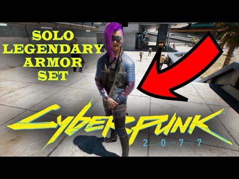 Cyberpunk 2077 - Full Set of Legendary Solo Armor for FREE - All Locations