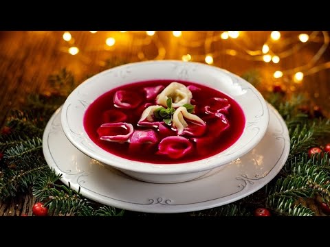 Przepis na uszka z grzybami do barszczu czerwonego