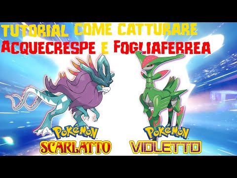 Tutorial catturare Acquecrespe e Fogliaferrea - Pokémon Scarlatto e Violetto
