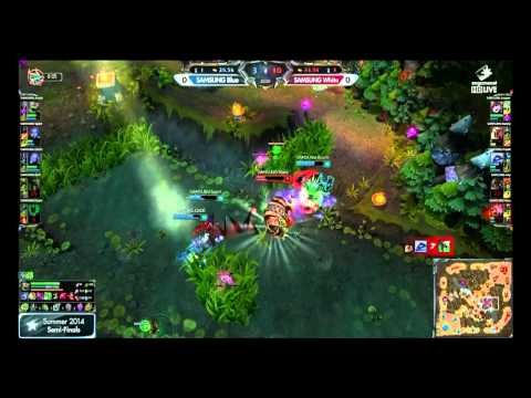 LOL CHAMPIONS SUMMER 2014 (SAMSUNG White vs SAMSUNG Blue Set1)