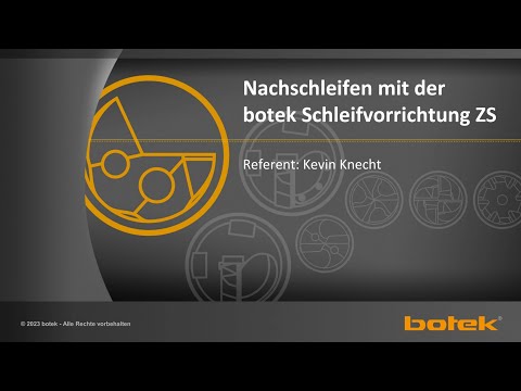 Nachschleifen von Tiefbohrwerkzeugen