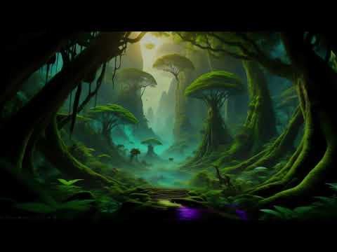 Pandora Forest Soundscape | Sleep Meditation Shifting Ambience