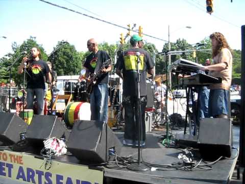 I-tal Reggae Band playing Heavy Load. @ The Coventry Street Fair 6-26-2011.