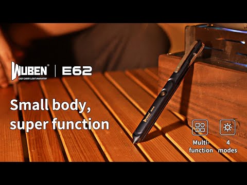 WUBEN E62 Everyday Carry Tactical Pen Rechargeable Multi-functional Penlight Self-defense EDC Pen
