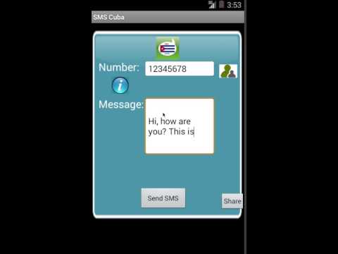 Free SMS Cuba Video