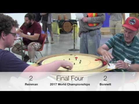 Crokinole 2017 World Championship Top 4 - Reinman v Bonnett