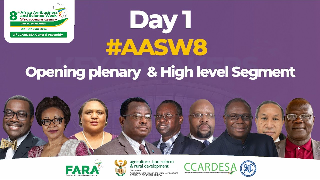 AASW8 Opening Plenary & High Level Segment moderated by distinguished host Vuyo Mvoko (August 2023)