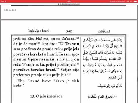 Sunen, Hadisi, imam Ebu Davud (3756-3790) - 213 dio