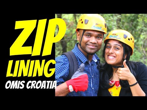 ZIPLINING in Omis Croatia I Day Trip from Split I Birthday Adventure