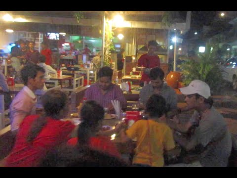 Nightlife at Kampot Town