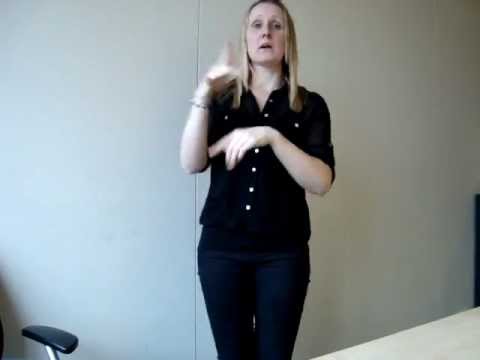How to Sign Abidance in BSL