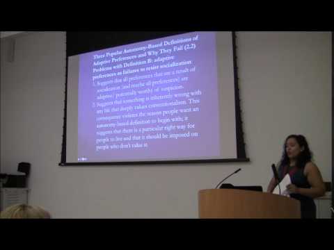 Serene Khader, "Adaptive Preferences and Women in the Global South" @ BKPP 3/30/2015