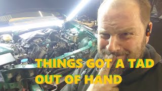 Jaguar XJ X350 Radiator removal