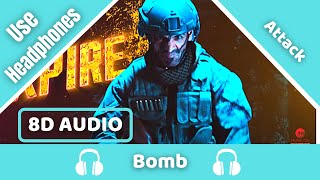 BOMB (8D AUDIO) | Attack | Shreya Jain, Magic, Shashwat Sachdev Ft. Tisoki | 8D Acoustica 