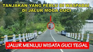 Download lagu Tanjakan di Jalur menuju Kawasan Wisata Guci Tegal | Parkiran Bus besar di Wisata Guci mp3