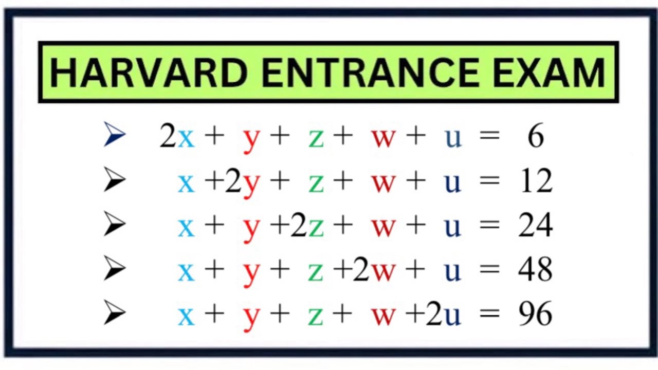Easy Method To Solve Simultaneous | Solving 5 Equation, 5 variables