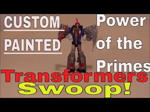 Custom Transformers Power of the Primes Dinobot Swoop - GotBot True Review NUMBER 344