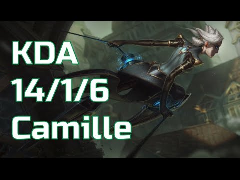 LOL Camille VS Lillia - TOP Lane NA Challenger V10.16