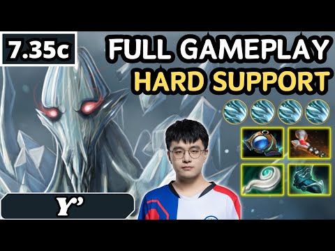 10900 AVG MMR - Y' ANCIENT APPARITION Hard Support Gameplay 29 ASSISTS - Dota 2 Full Match Gameplay