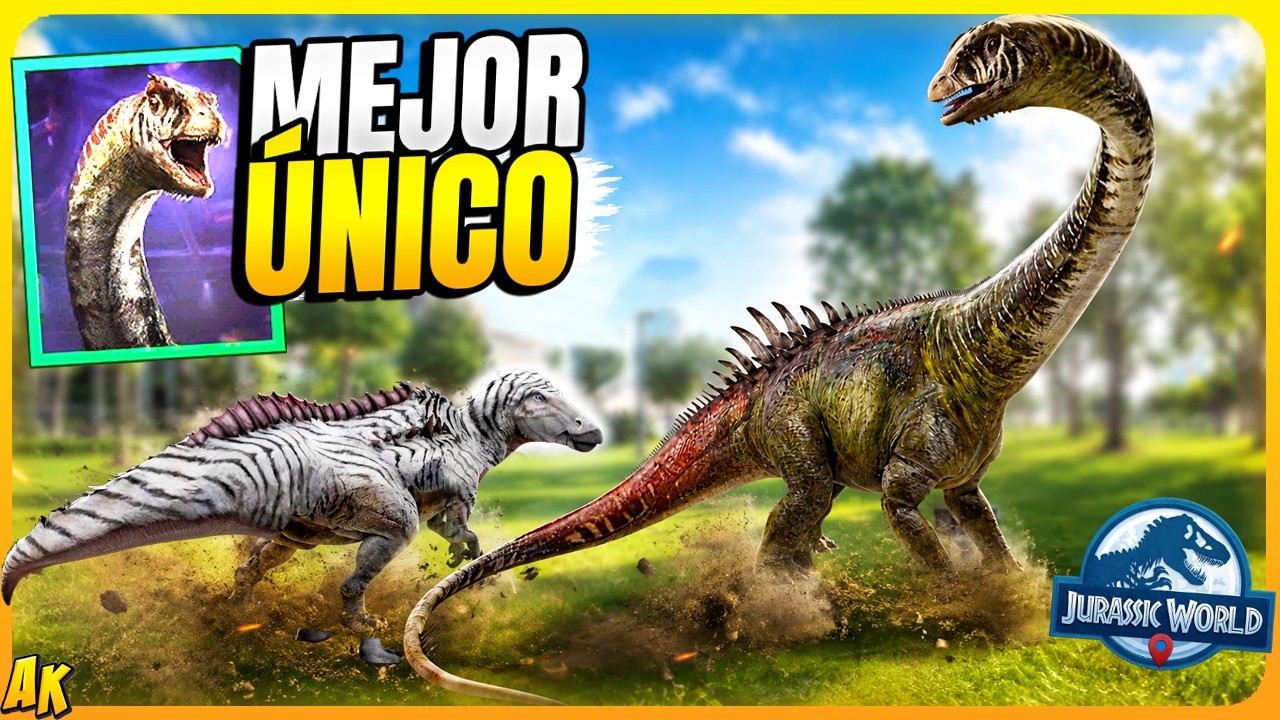 DERROTA al SHANTROSPINOS - PARALITROSAURUS NUEVO DINOSAURIO ÚNICO // Jurassic World Alive