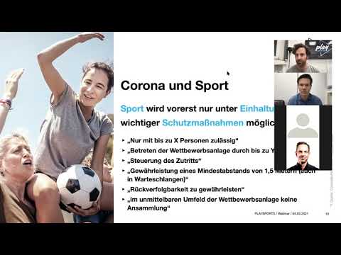 Webinar: Corona-konform mit PLAYSPORTS | Hilfe für Sportvereine
