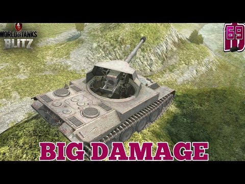 Big damage Tier 8 TD's replays | wot blitz