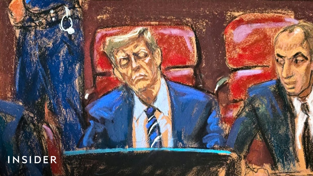 Sleepy Trump Dozes Off At The Start Of His Hush-Money Trial | Insider News | Business Insider