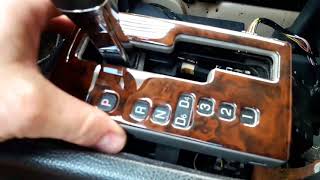 2005 - 2006 Lincoln Navigator stuck in park fix and overide solution malfuntion in bezel
