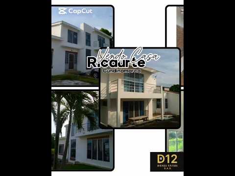 Vendo hermosa casa campestre en Ricaurte Cundinamarca con piscina🏡$695millones 💰3108570009📱💛