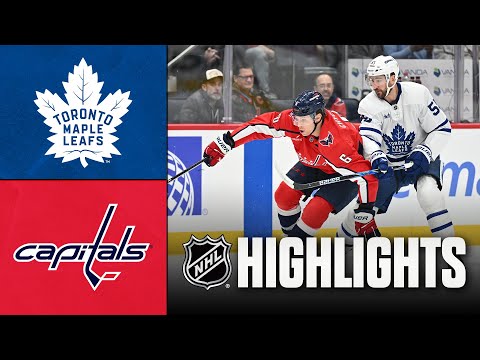 Maple Leafs vs. Capitals | NHL Highlights | December 18, 2025