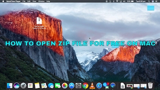 How to open zip file on Mac for free