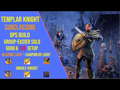 Powerful Templar Knight DPS Subclassing Build for ESO Update 48