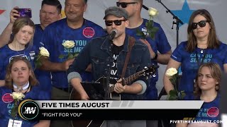 &quot;Fight For You&quot; by Five Times August - Live at Defeat The Mandates Los Angeles April 10 2022