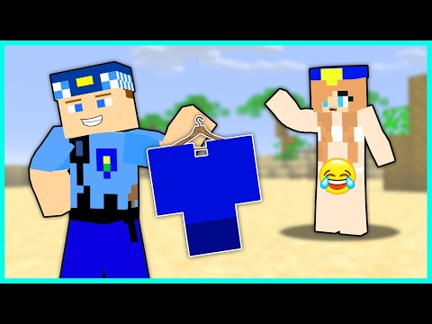 Kerem Stole Police Officer Asli's Clothes! 😂 - Minecraft Parodies