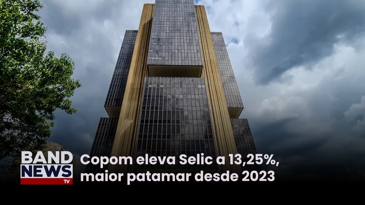 Copom eleva taxa básica de juros para 13,25% ao ano | BandNews TV