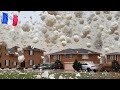 France is panicking! Storm, giant hail of 8 inches destroying houses and vehicles
