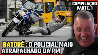 BATORÉ: AS MAIORES TRAPALHADAS DO MEU PARCEIRO DE PATRULHA NA PM | SGT CASTRO COMPILAÇÃO